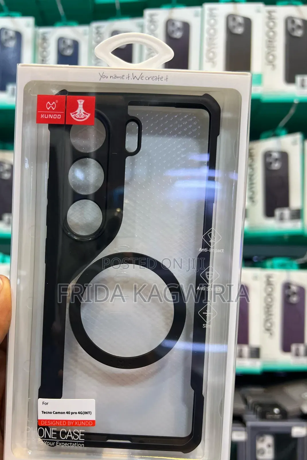 Tecno Camon 40 Xundd Shockproof Clear Back Cover