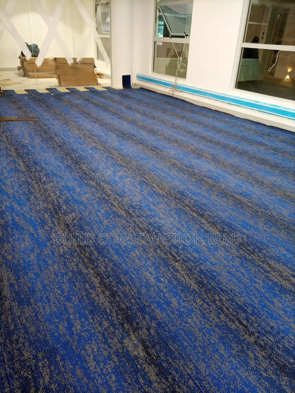 50 × 100 Bluish Carpet Tiles Suppliers Kenya