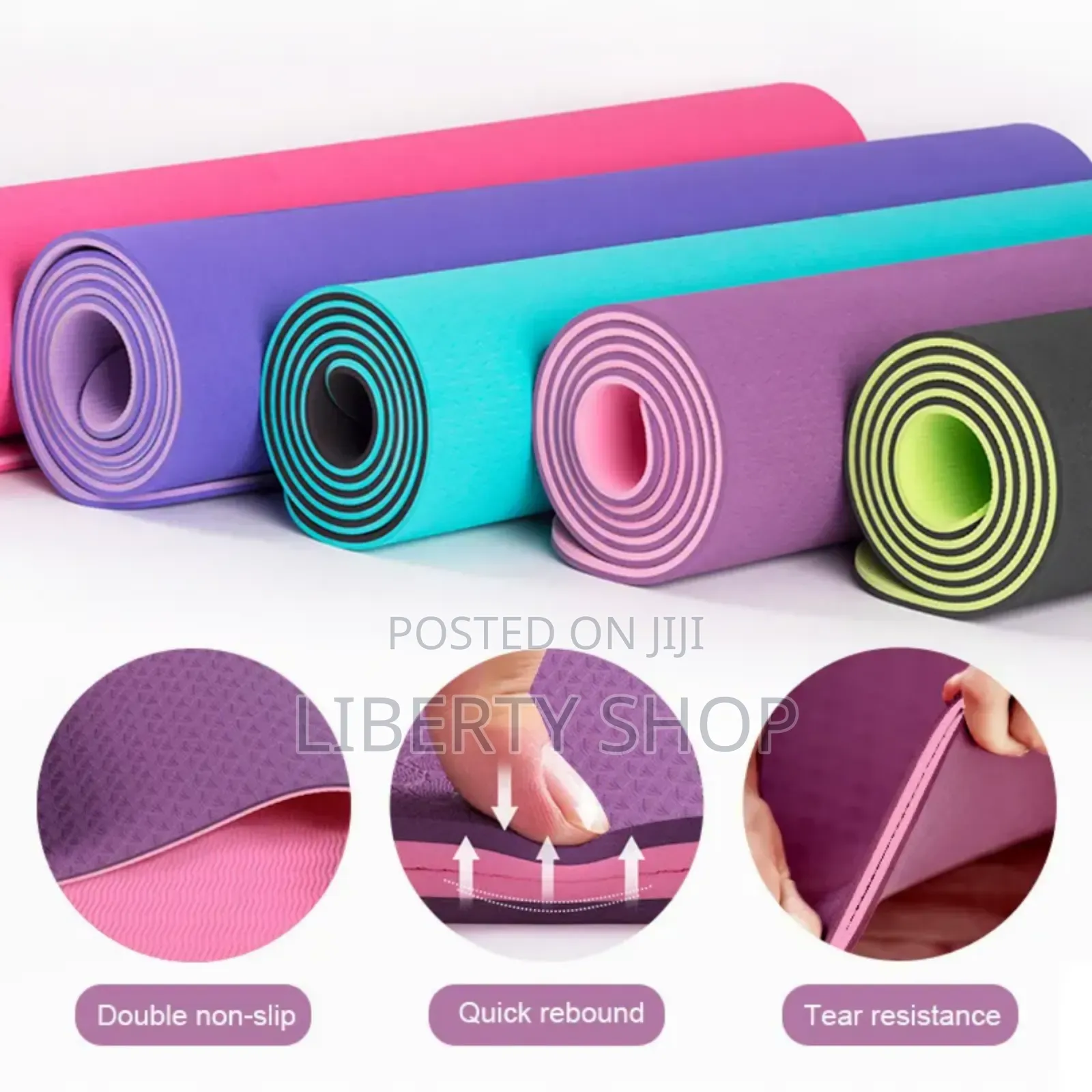 Non Slip Yoga Mats With Carrier Bag