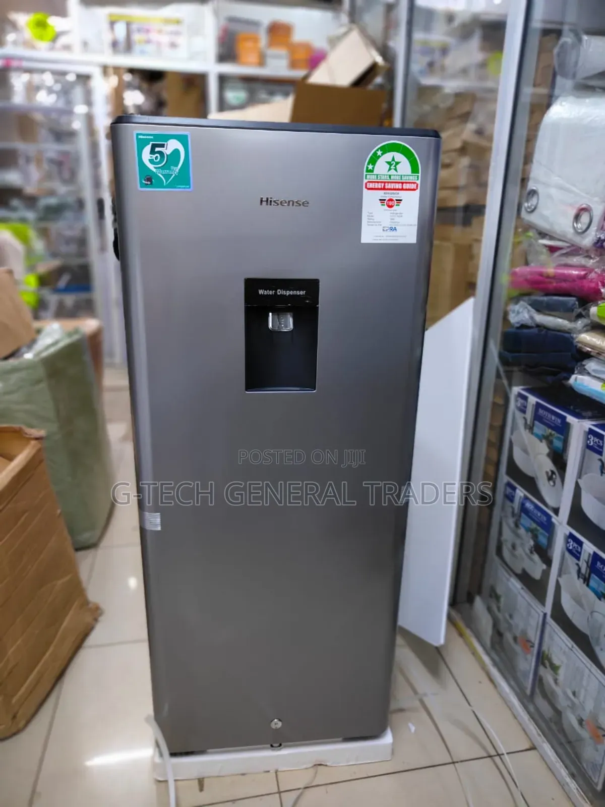 Hisense Single Door Extra Large 176l Fridge With Dispenser