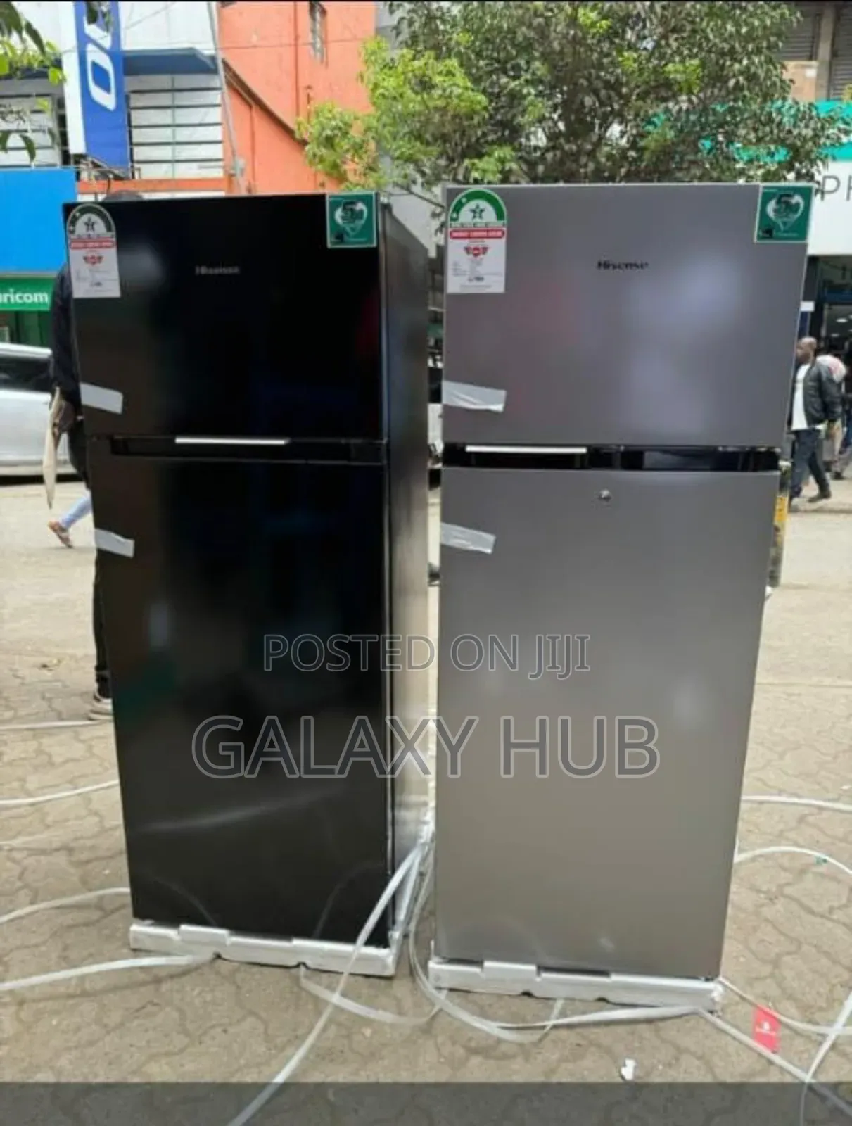 Hisense Fridge 205 Liters Frost( Silver )Double Door