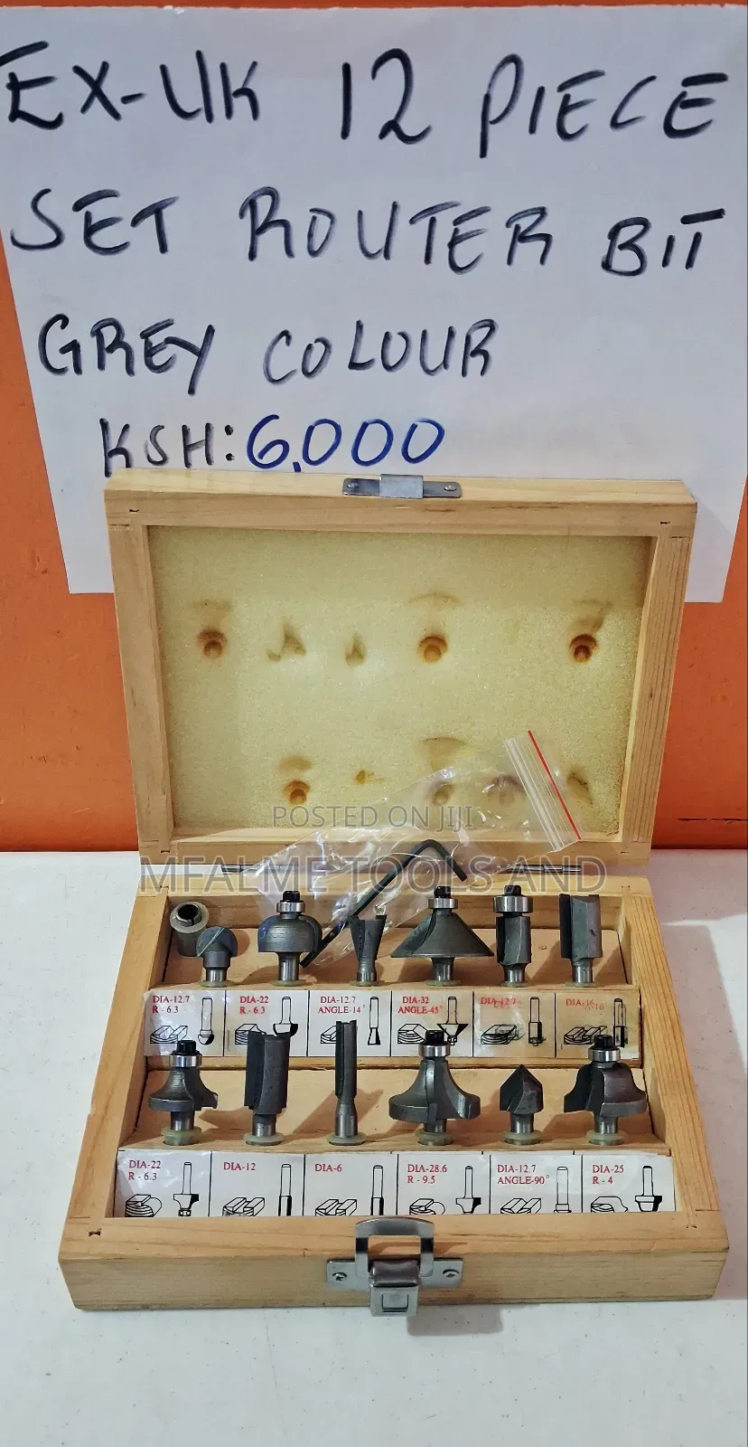 Ex-Uk Router Bit Set