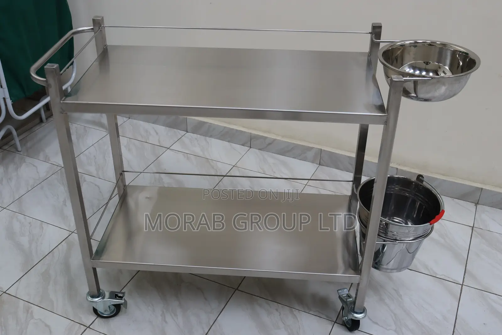 Dressing Trolley (Stainless)