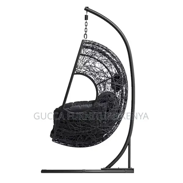 Home Chair: 1-person Gray Steel Outdoor Swing With Stand