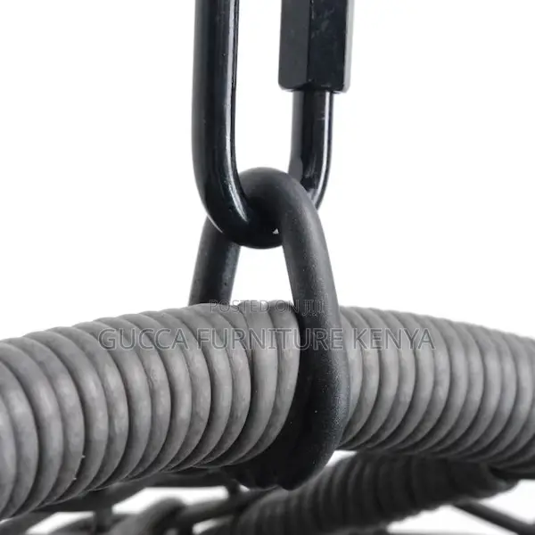 Home Chair: 1-person Gray Steel Outdoor Swing With Stand