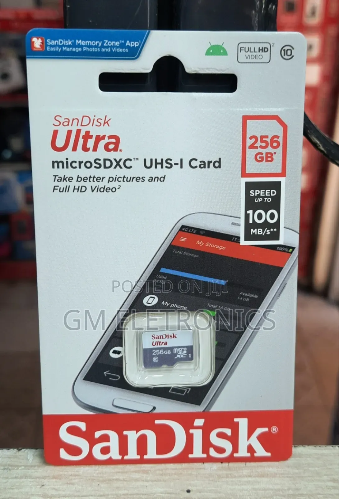 Universal 256gb Ultra Micro-SDXC Memory Card-Class 10.