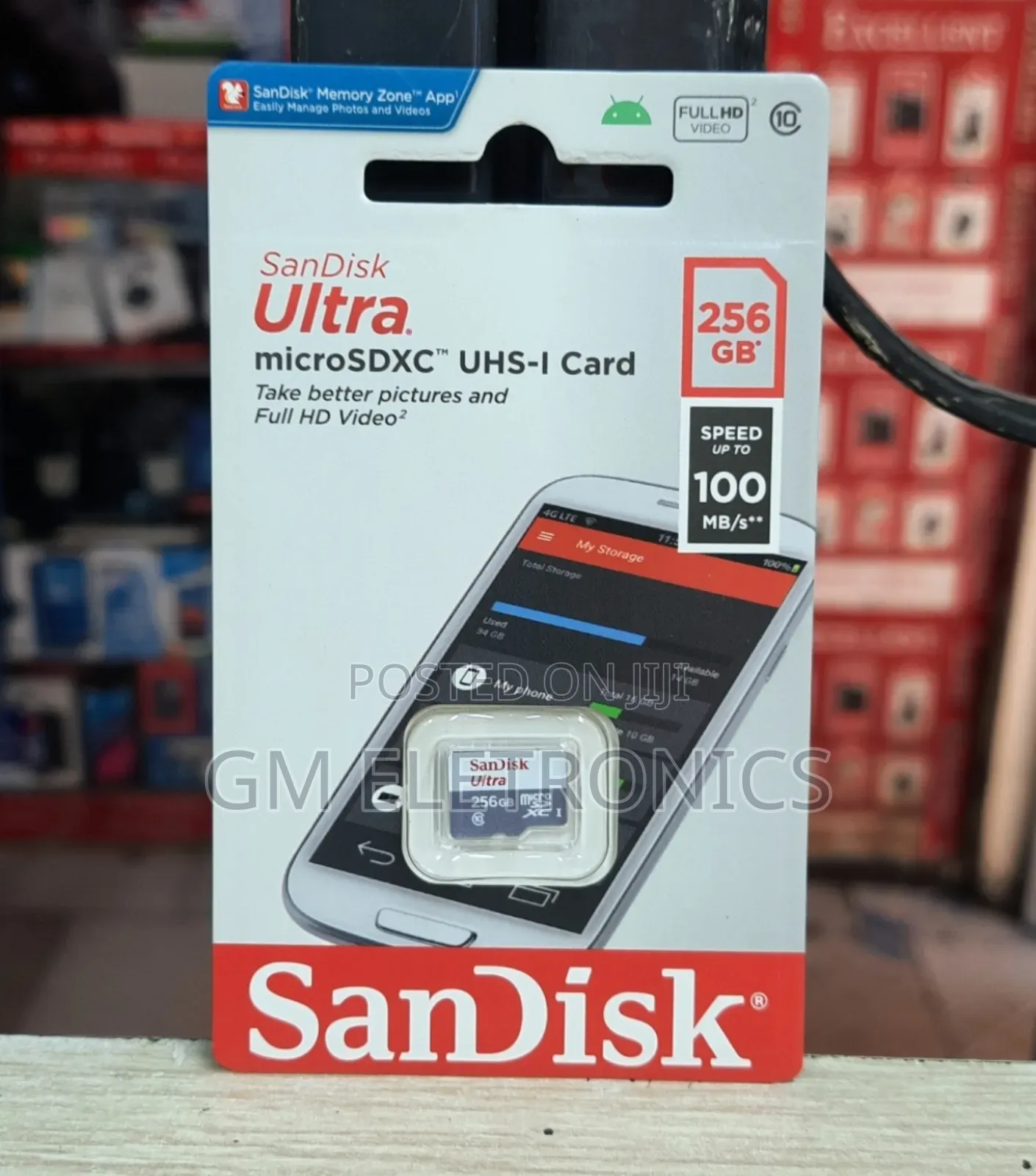 Universal 256gb Ultra Micro-SDXC Memory Card-Class 10.