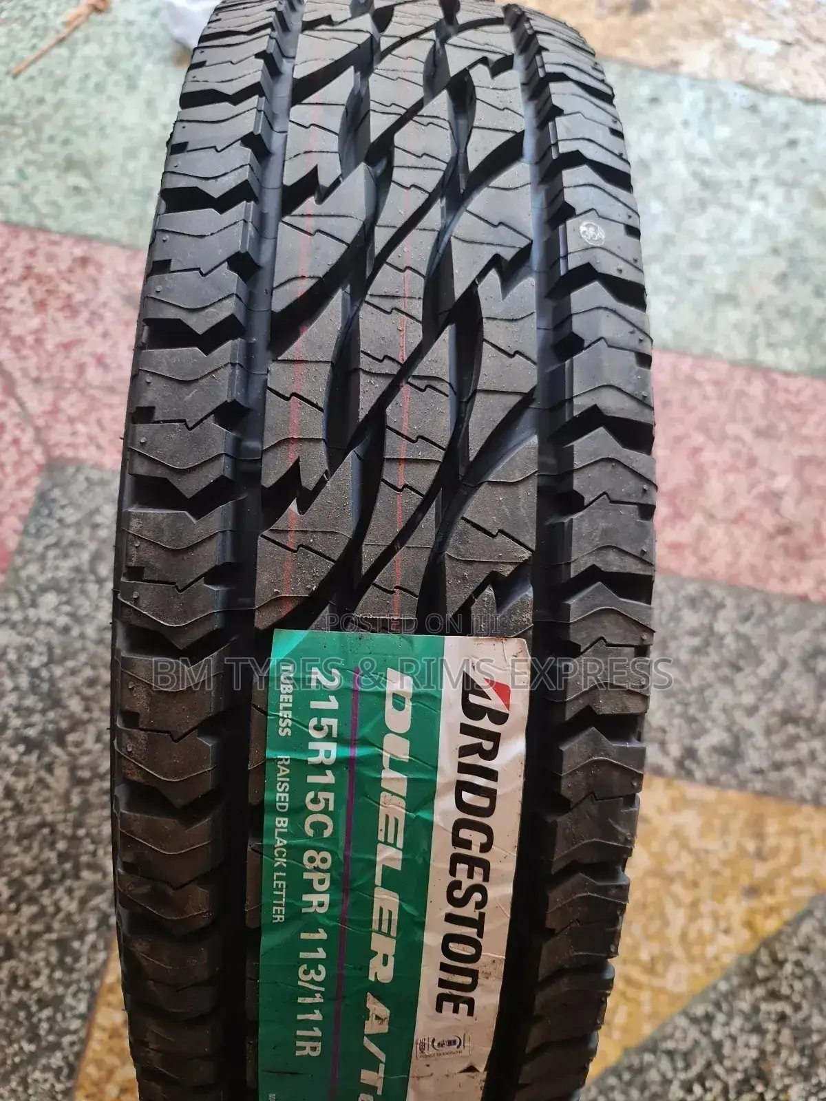 215 R15 Bringstone Tyres (Thailand)