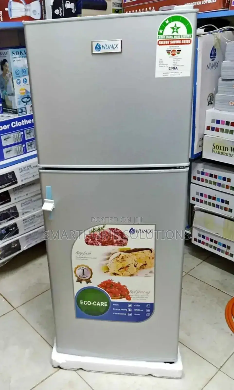 Refrigerator / Nunix 138l Door Fridge .No Frost Fridge