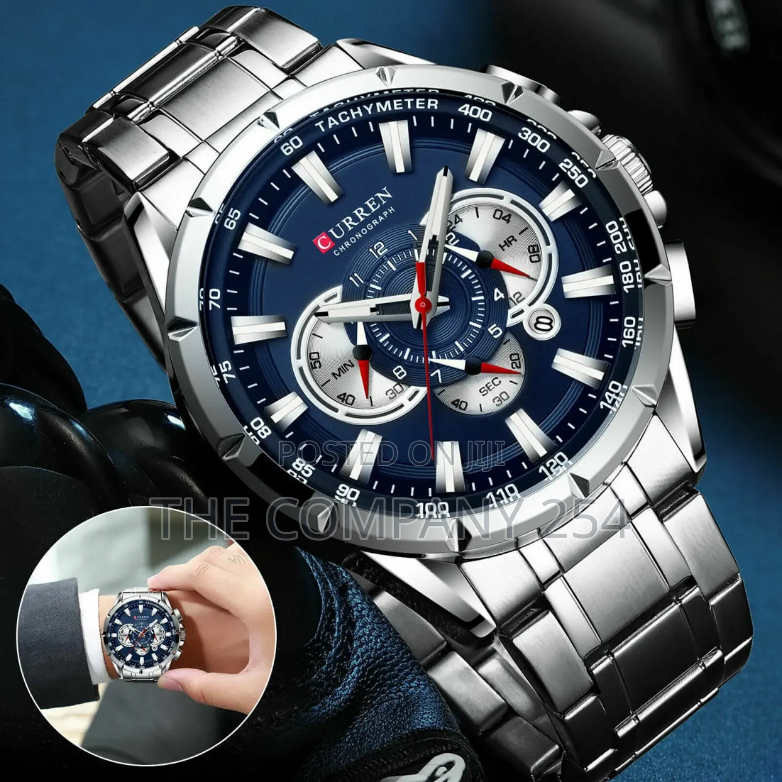 Quality Gent Business Official Currency Wrist Watch