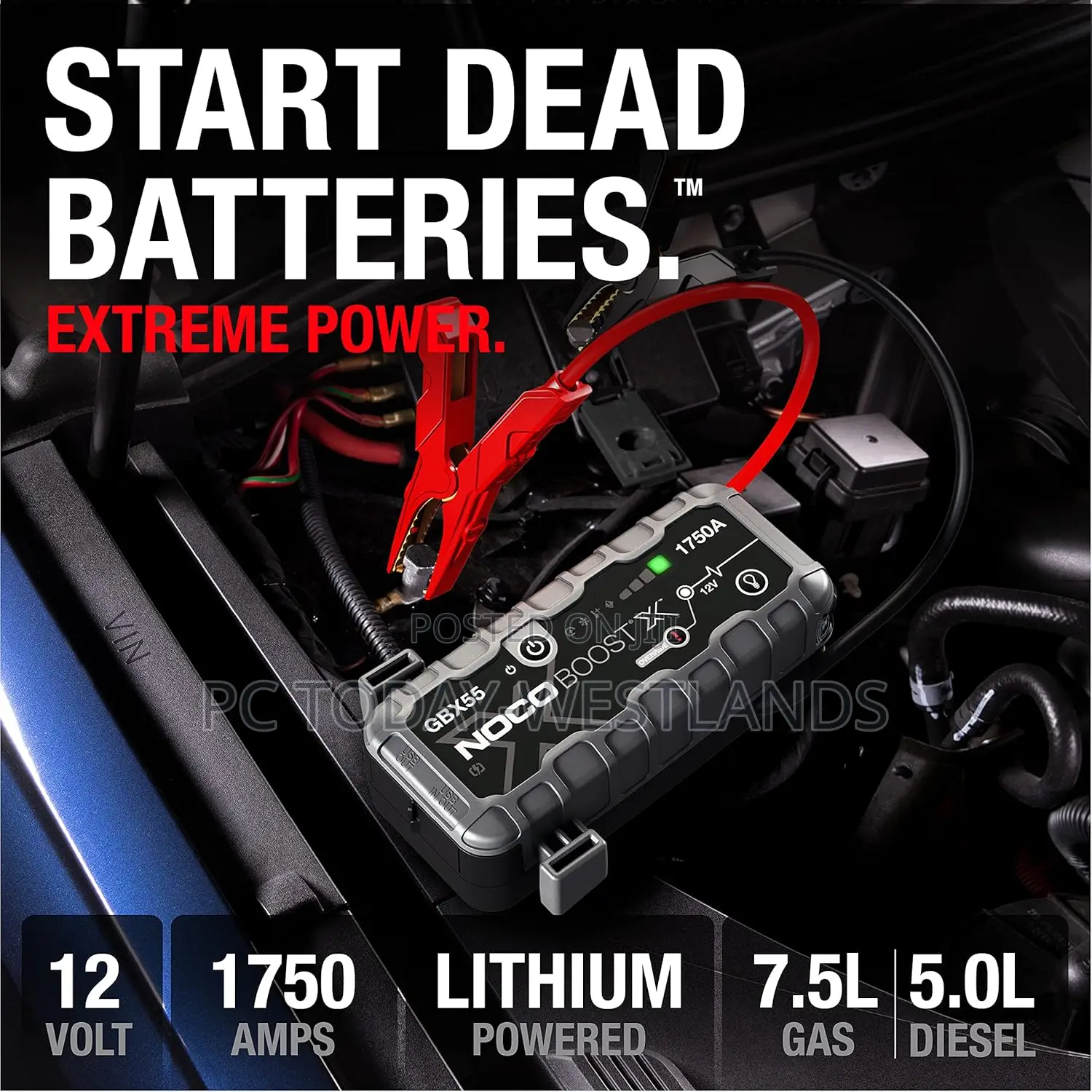 Noco Boost X Gbx55 1750a 12v Ultrasafe Portable Jump Starter