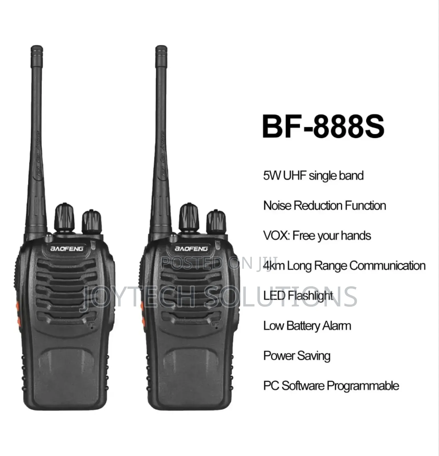 Bf.888s Walkie Talkie Radio Call 5kms