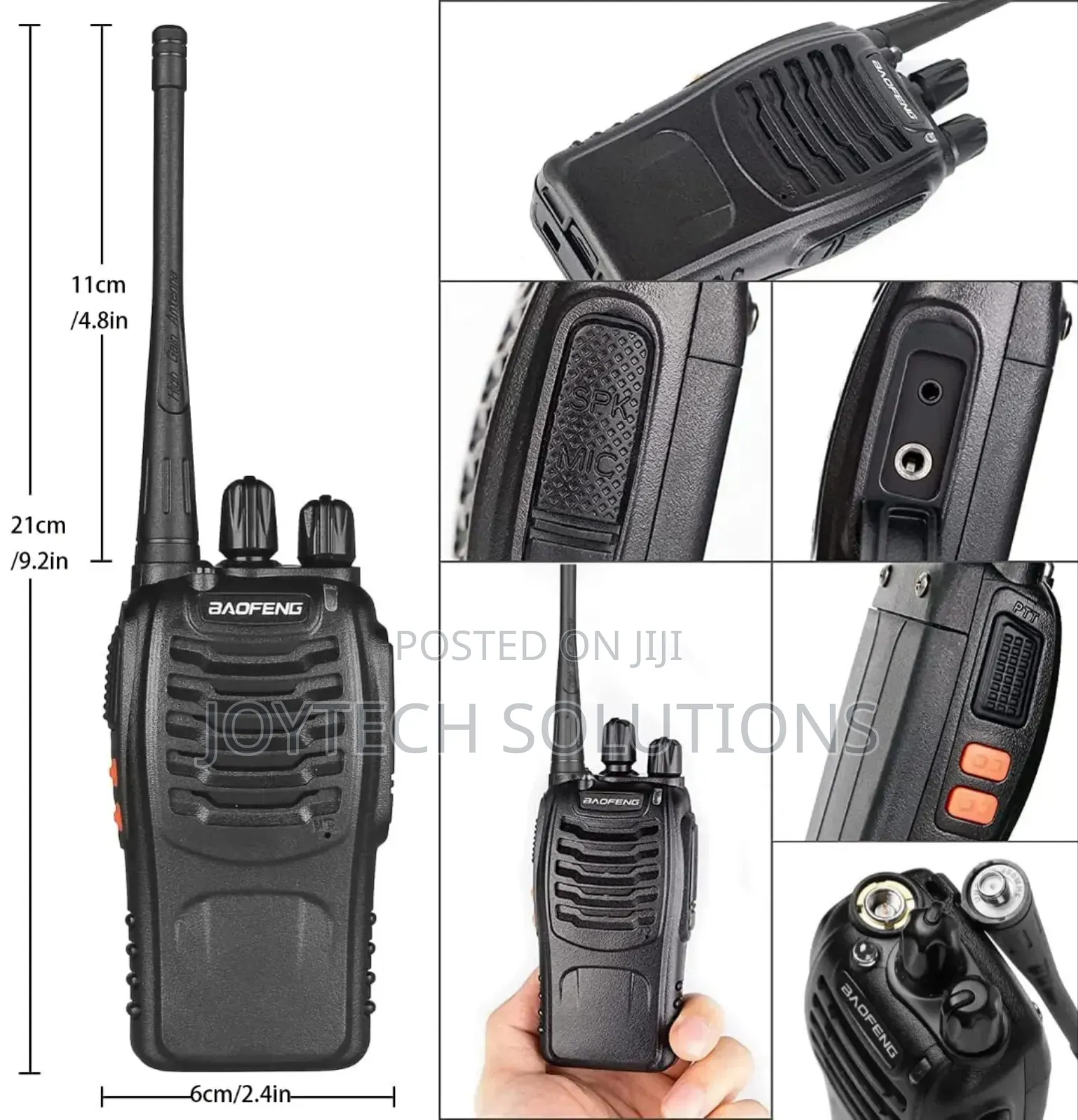 Bf.888s Walkie Talkie Radio Call 5kms
