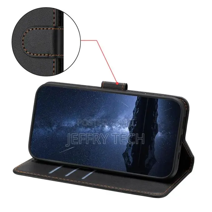 Itel A04 Wallet Case, With Credit Card Holder, Flip Book Pu