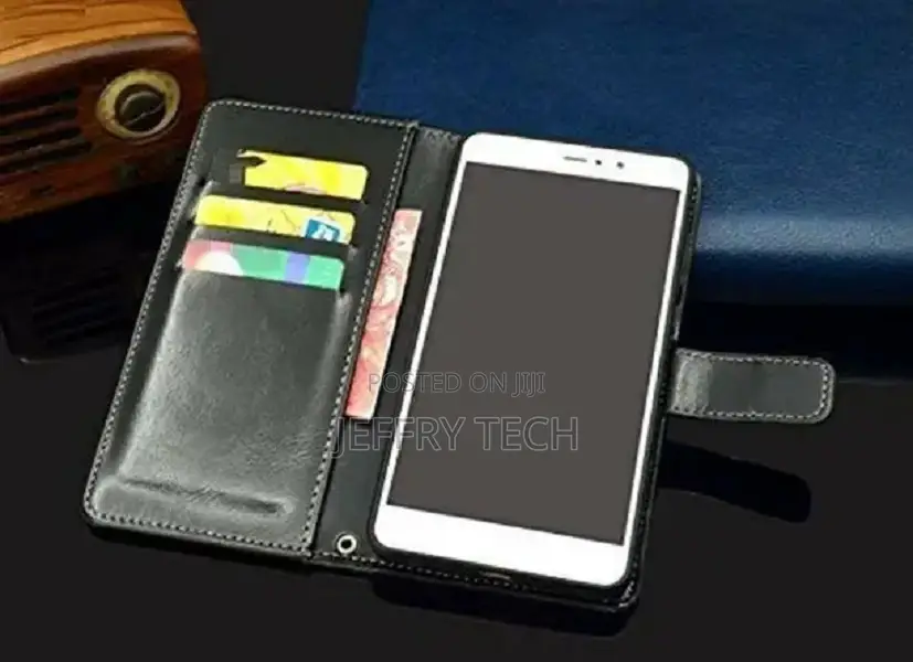 Juberous Flip Cover for Samsung Galaxy A13 (Black, Dual Prot