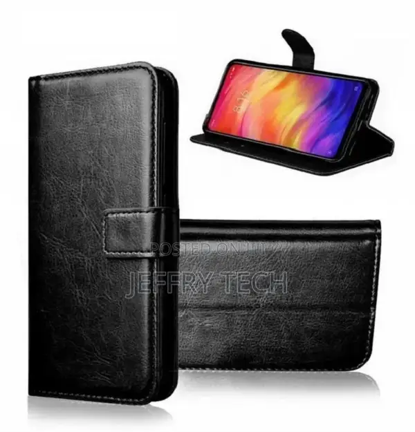 Coverage Flip Cover for Samsung A16 5g / Sm-A166p (Black,