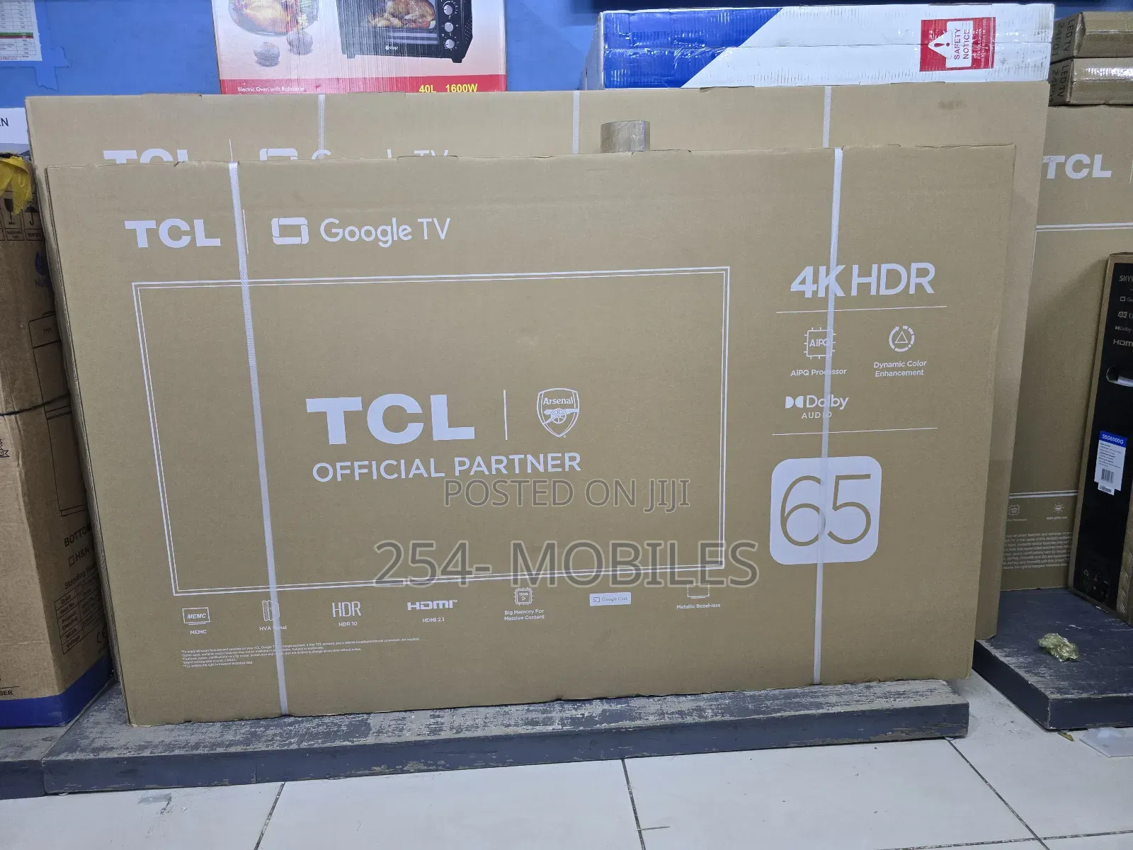 TCL 65′′ V6c (New 2025) HDR Google Tv – 65v6c