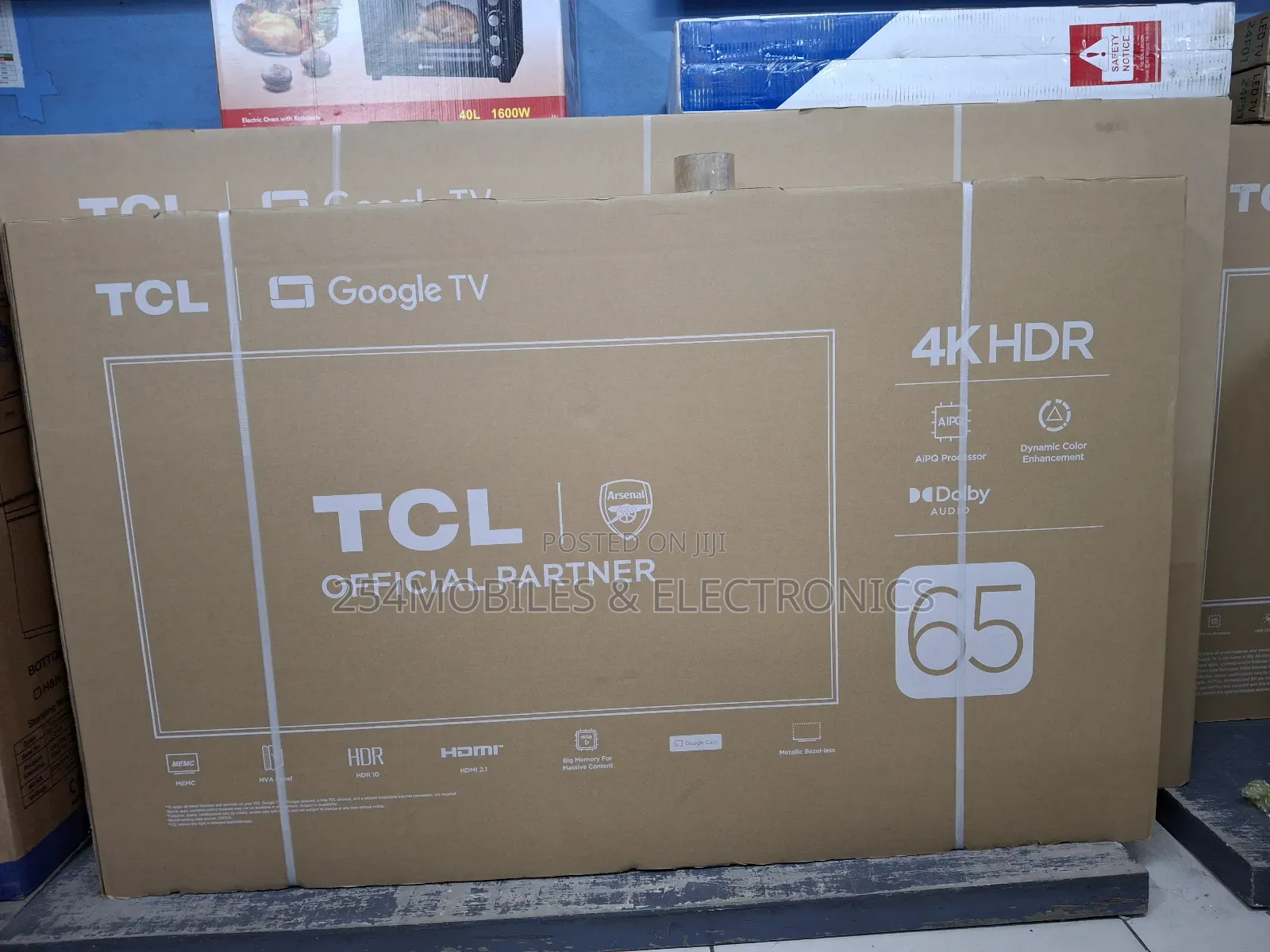 TCL 65′′ V6c (New 2025) HDR Google Tv – 65v6c