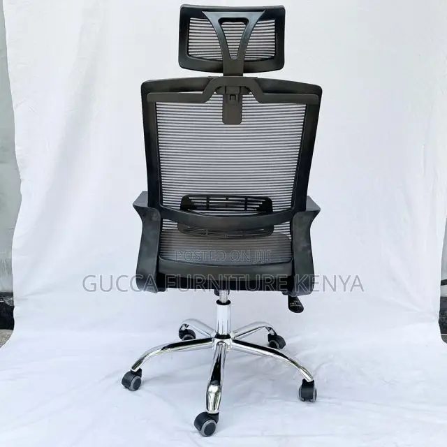 Office Chair:Ventilated Office Chair With Ergonomic Headrest