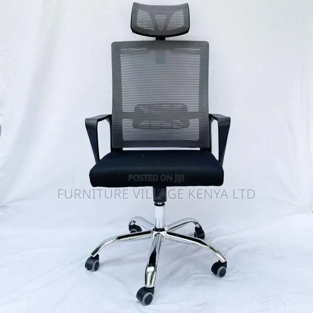 Office Chairs:Airflow Office Chair With Supportive Headrest