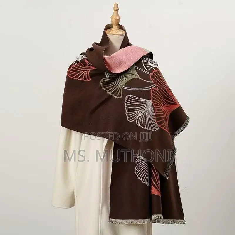 Class Pink Quality Material Cashmere Scarfs