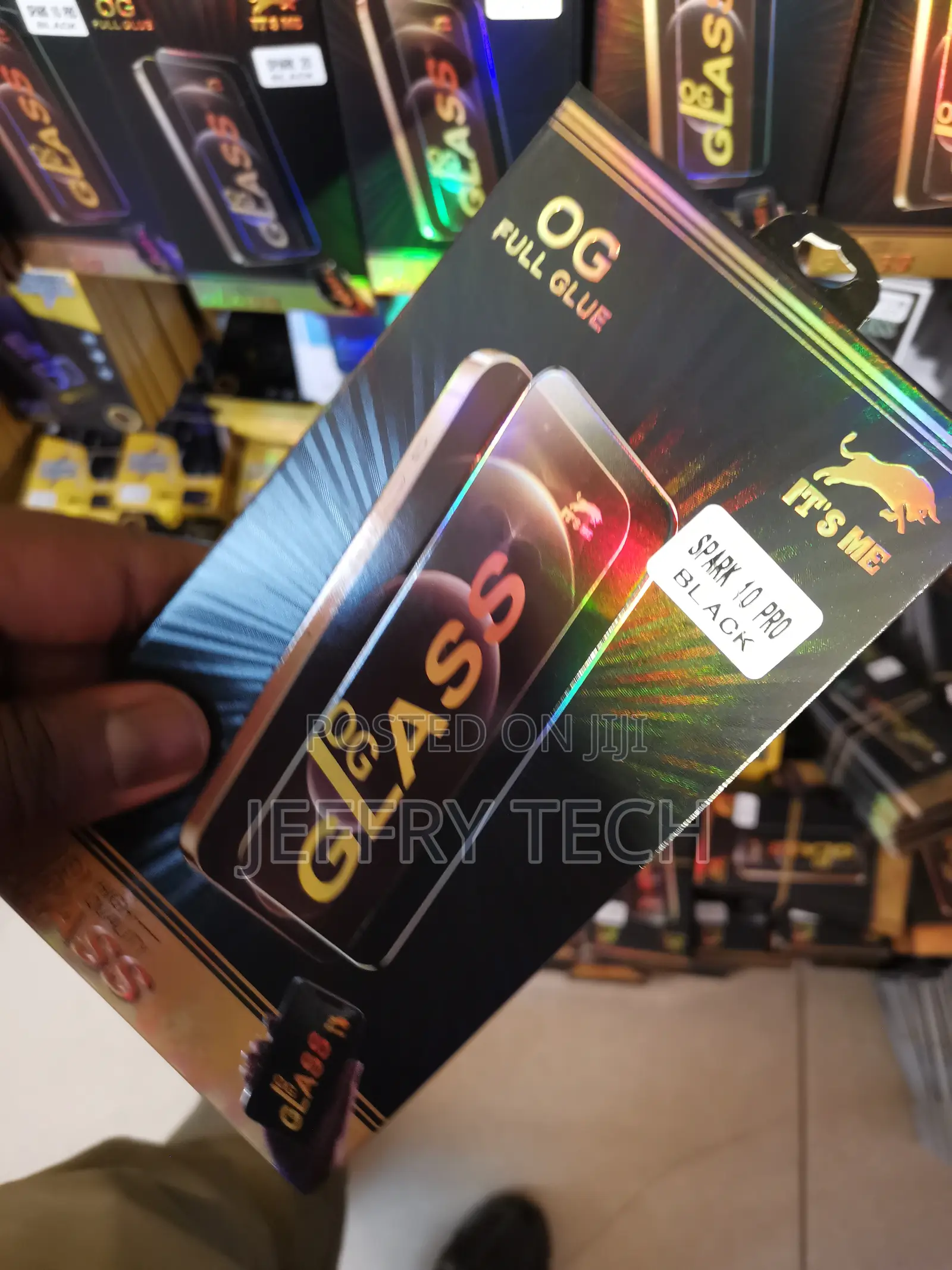 Resolute Privacy Glass Screen Guard for Tecno Spark 10 Pro