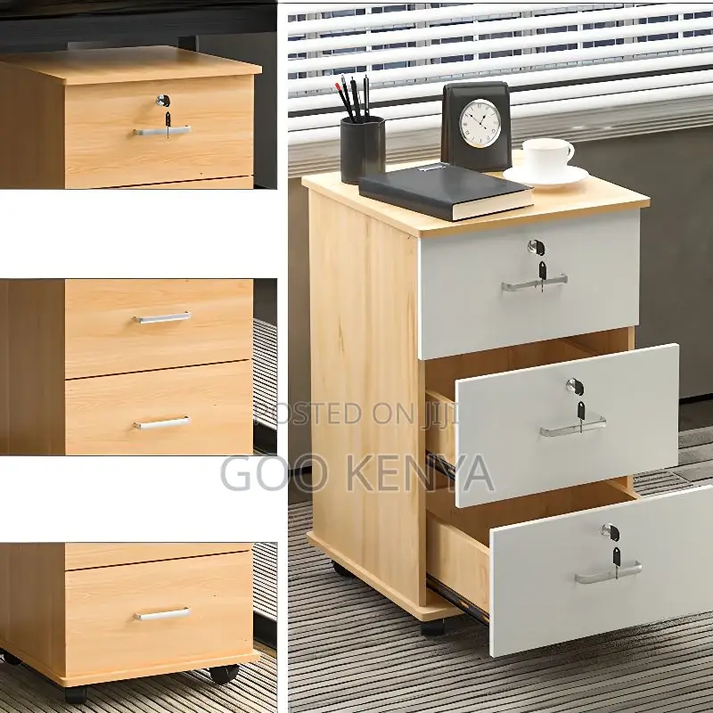 Office Cabinet: 3 Drawer Executive Office Cabinet