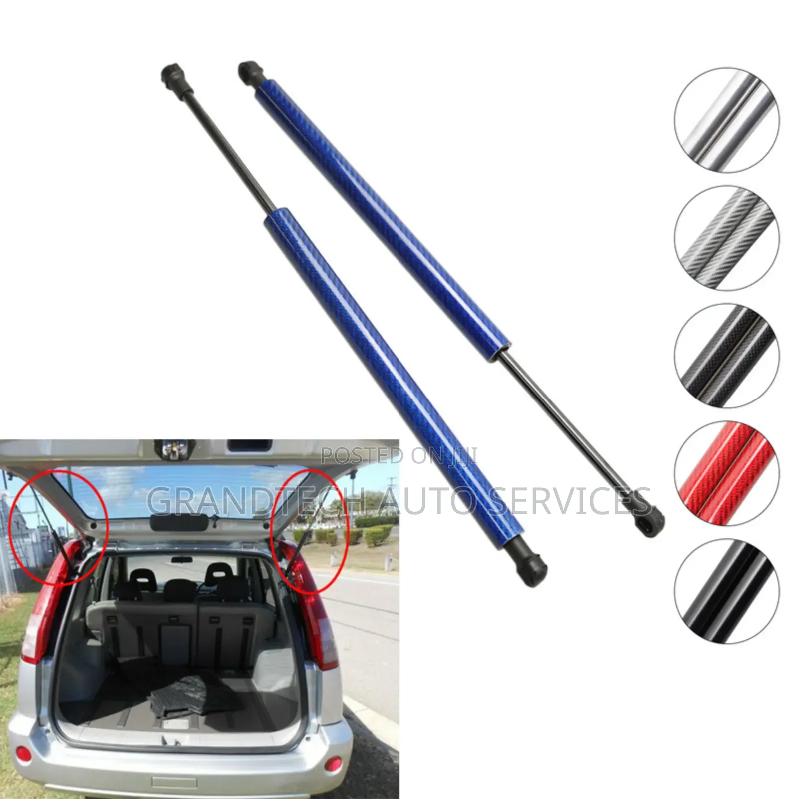 Toyota Isis Platana Boot Shocks.