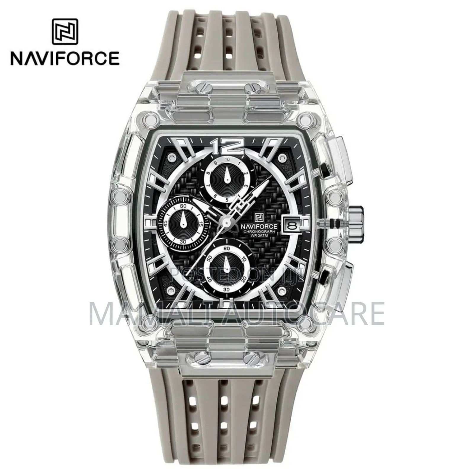 Navi Force Watches - Black Grey