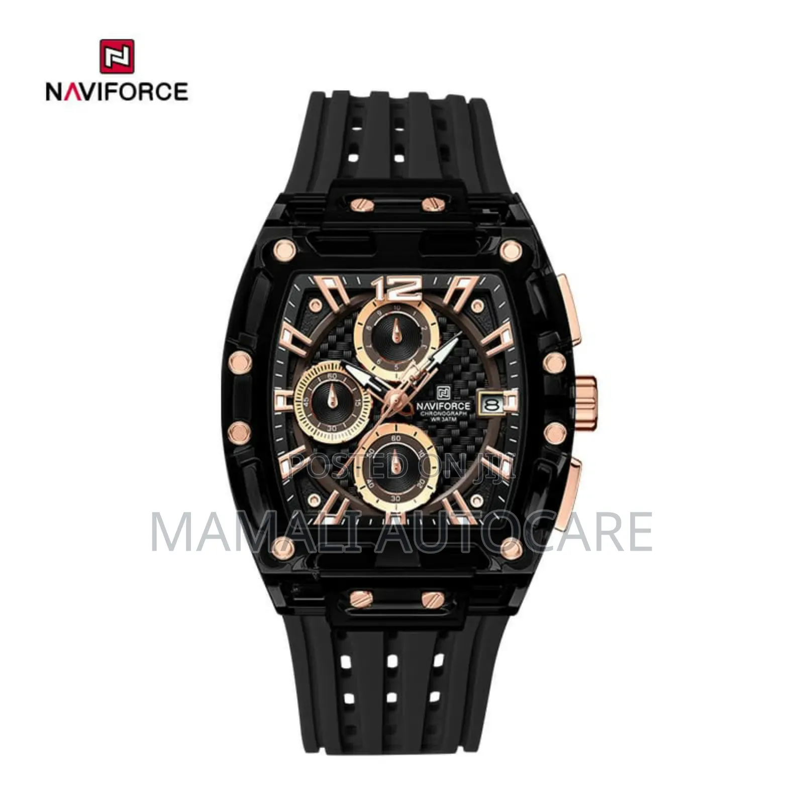 Navi Force Watches - Black Grey