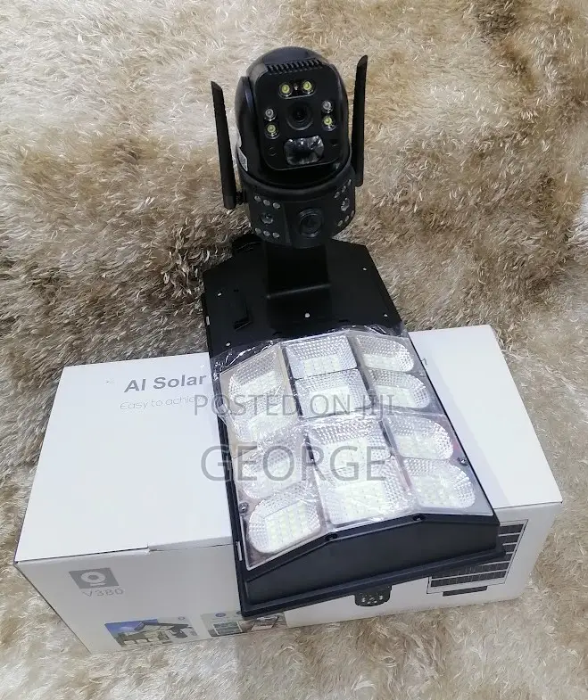 #Lowly Priced Solar Flood Light Camera Dual PTZ