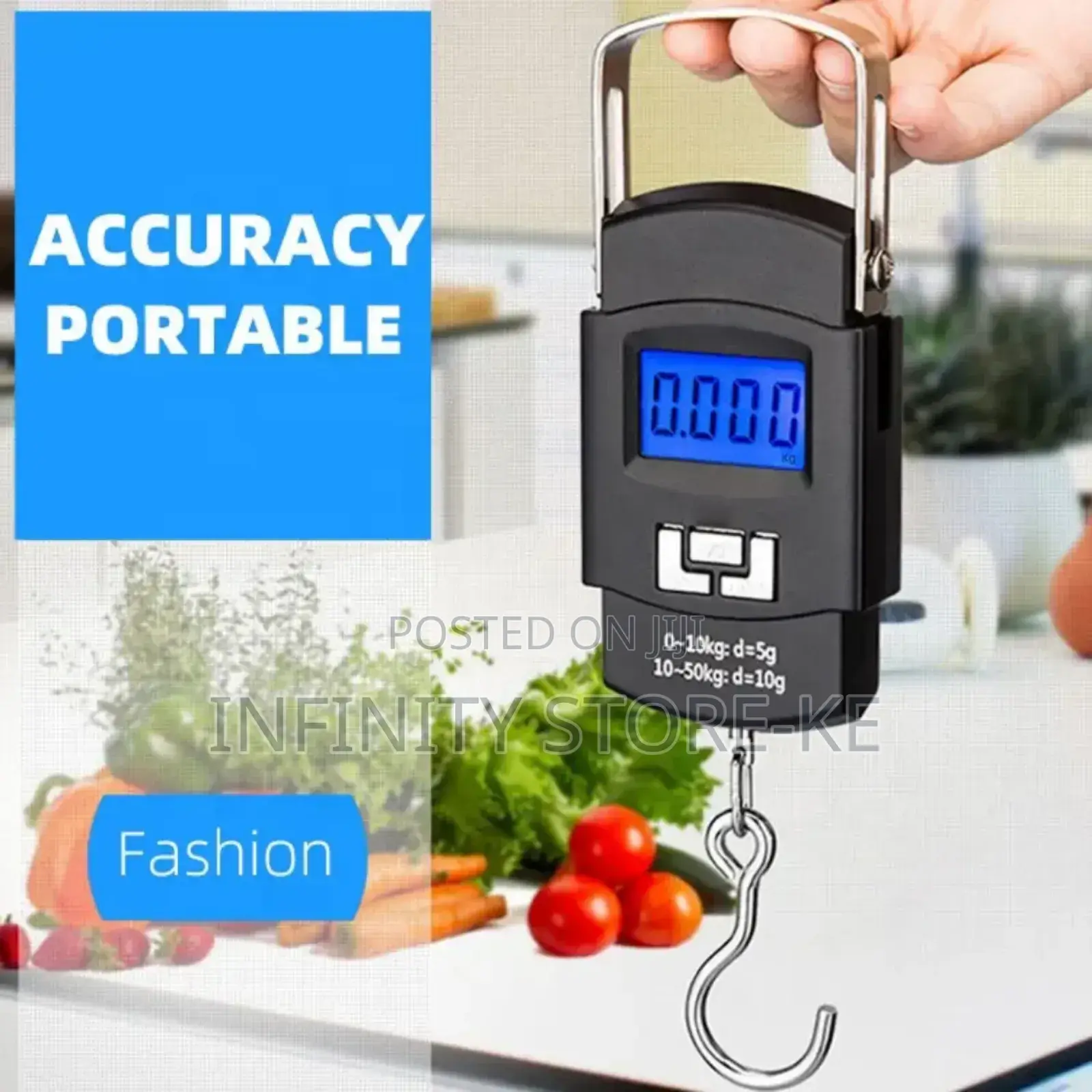 50kg Portable Hanging Hook Weight Scale