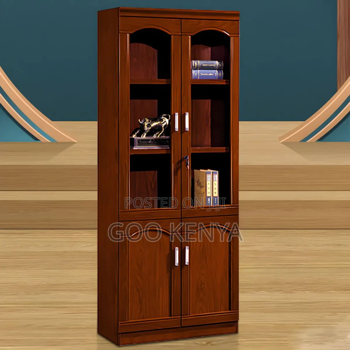 Office Cabinet; Mahogany Wood Office Cabinet