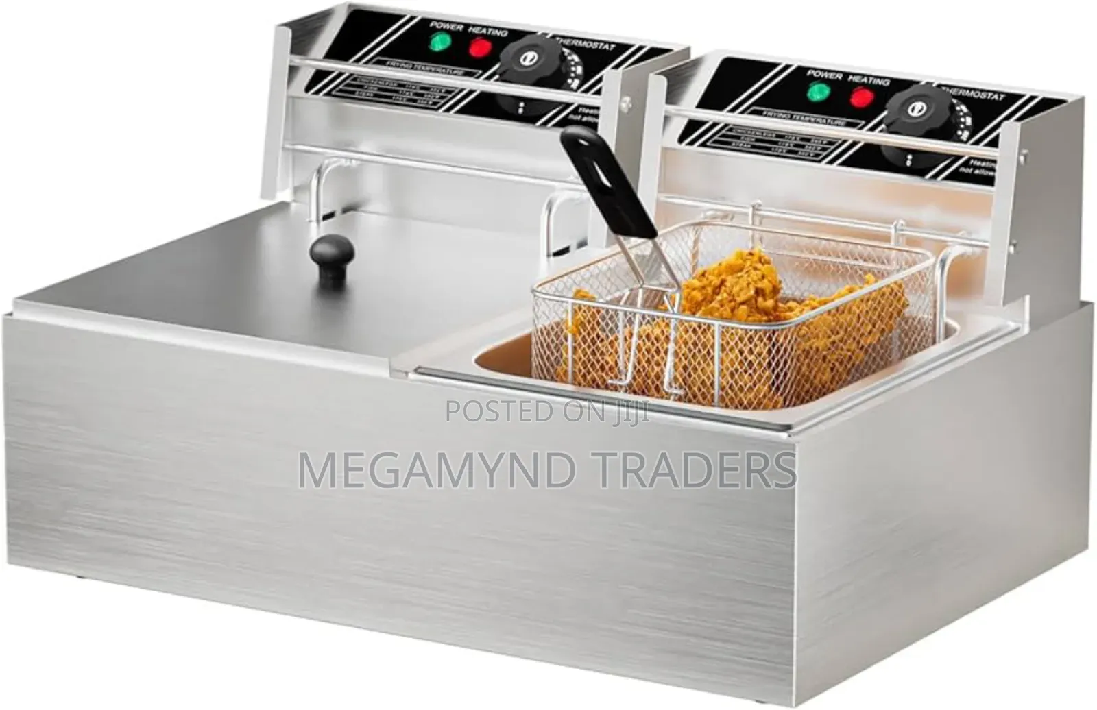 Electric Deep Fryer 10 Ltr+10 LTR/Big Deep Frying Machine