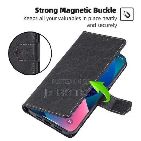Leather Phone Case Flip Cover for Infinix Hot 50 Pro Plus/