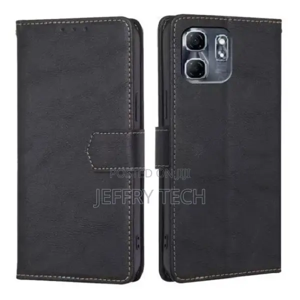 Leather Phone Case Flip Cover for Infinix Hot 50i / Smart 9