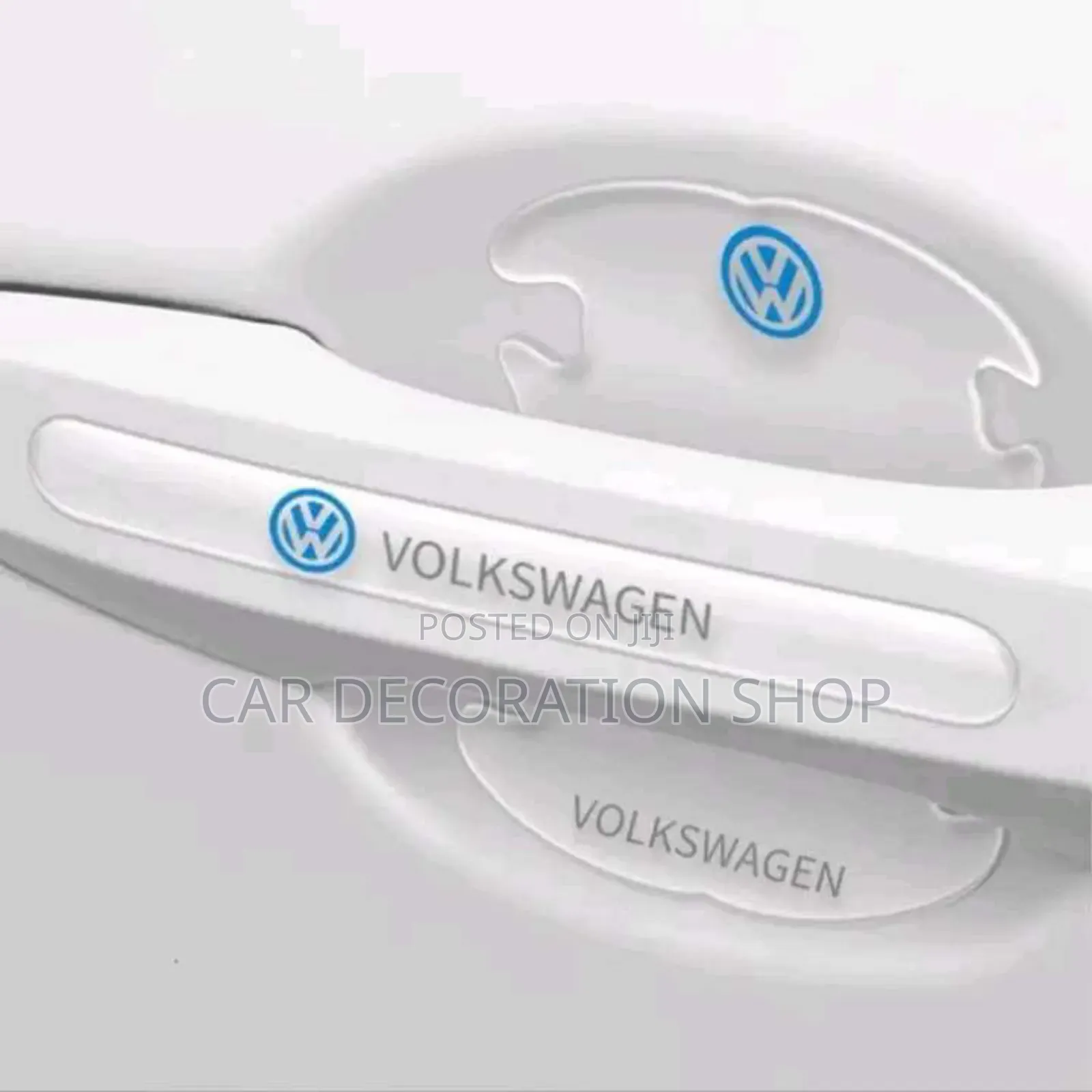 Volkswagen Colorless 4pc Door Handles With Bowl Stickers