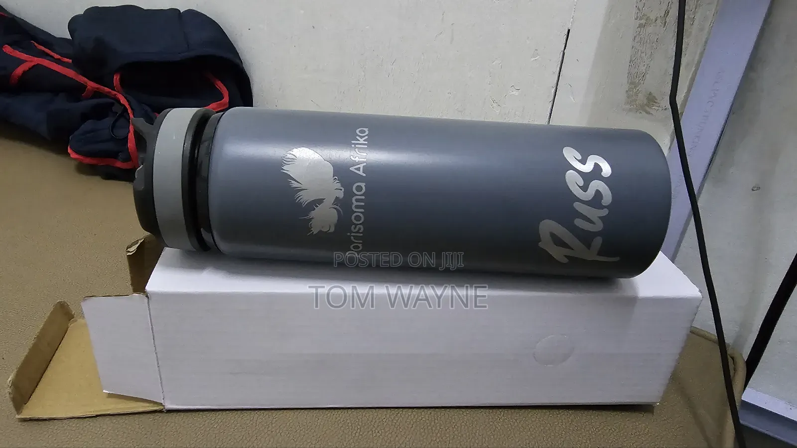 Engraved Metallic Water Bottle