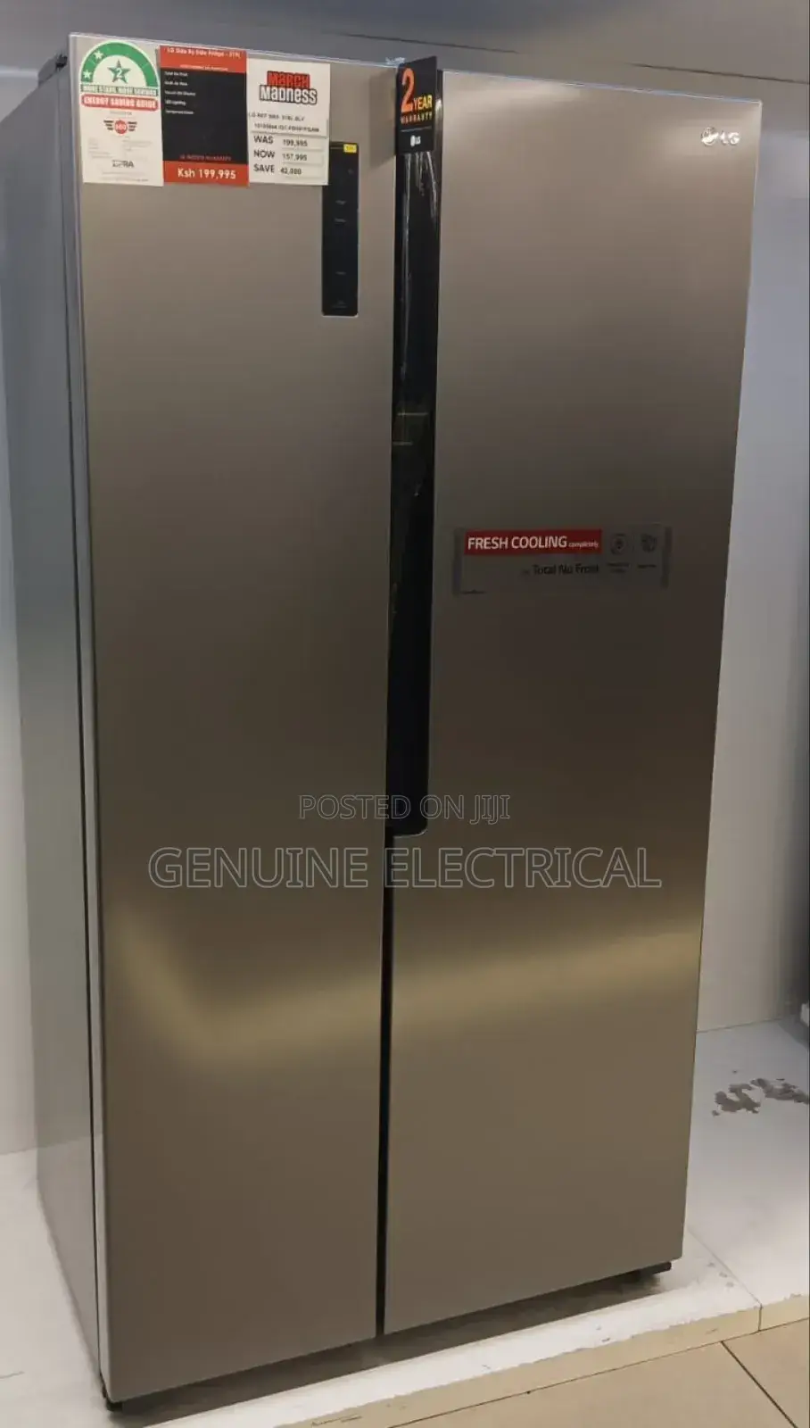 Lg 519litres Side by Side Fridge