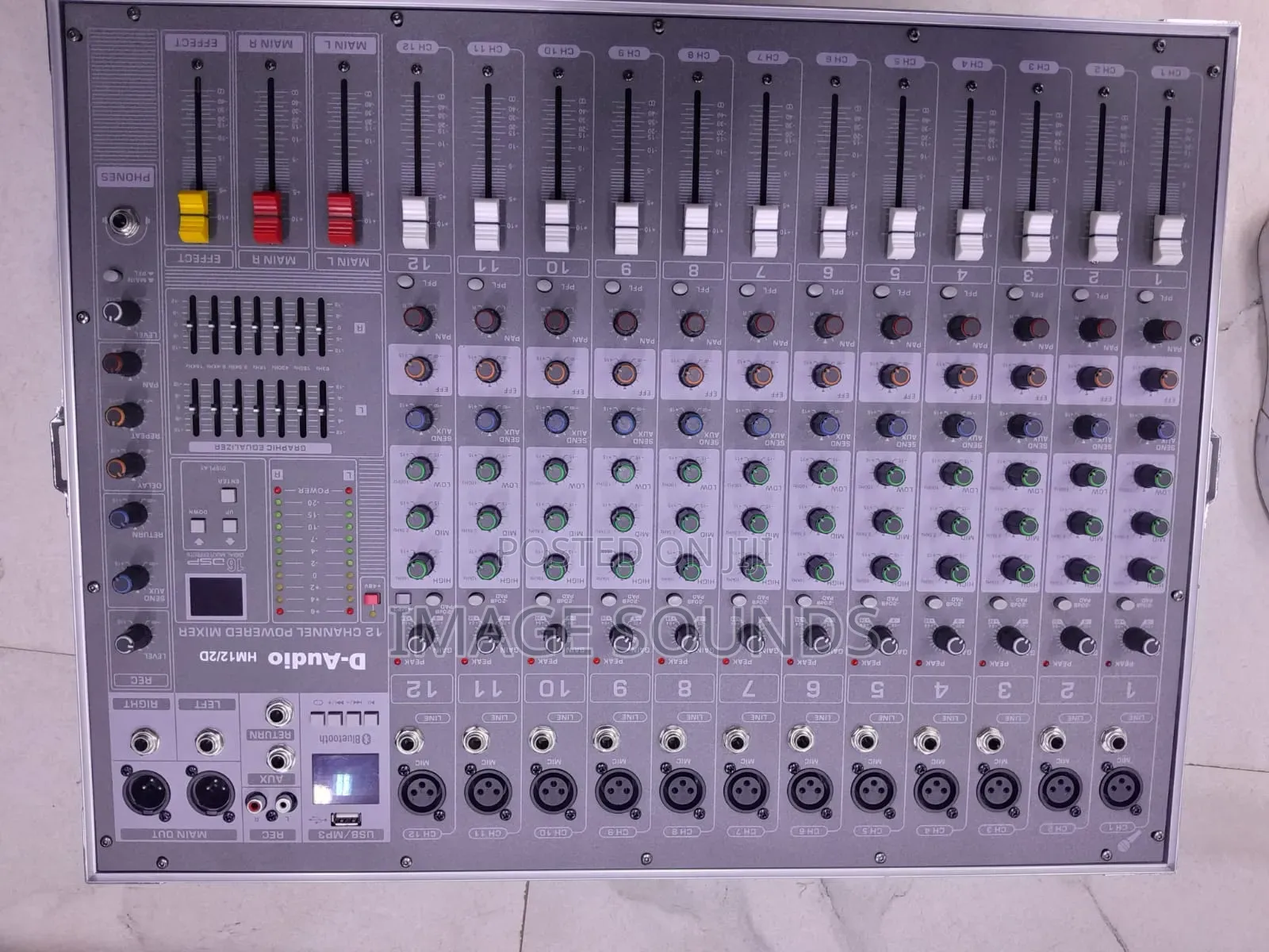 12channel Powered Mixer With Rack Enclosure