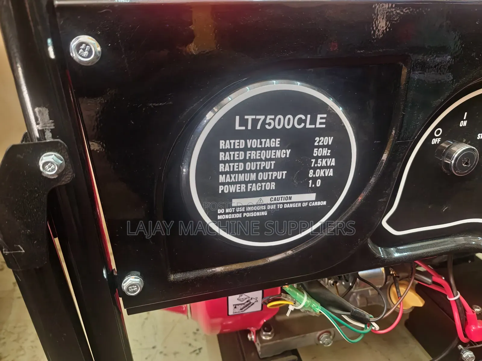 Aico Japan Lt7500 Power Generator 8.0kva 17.0hp