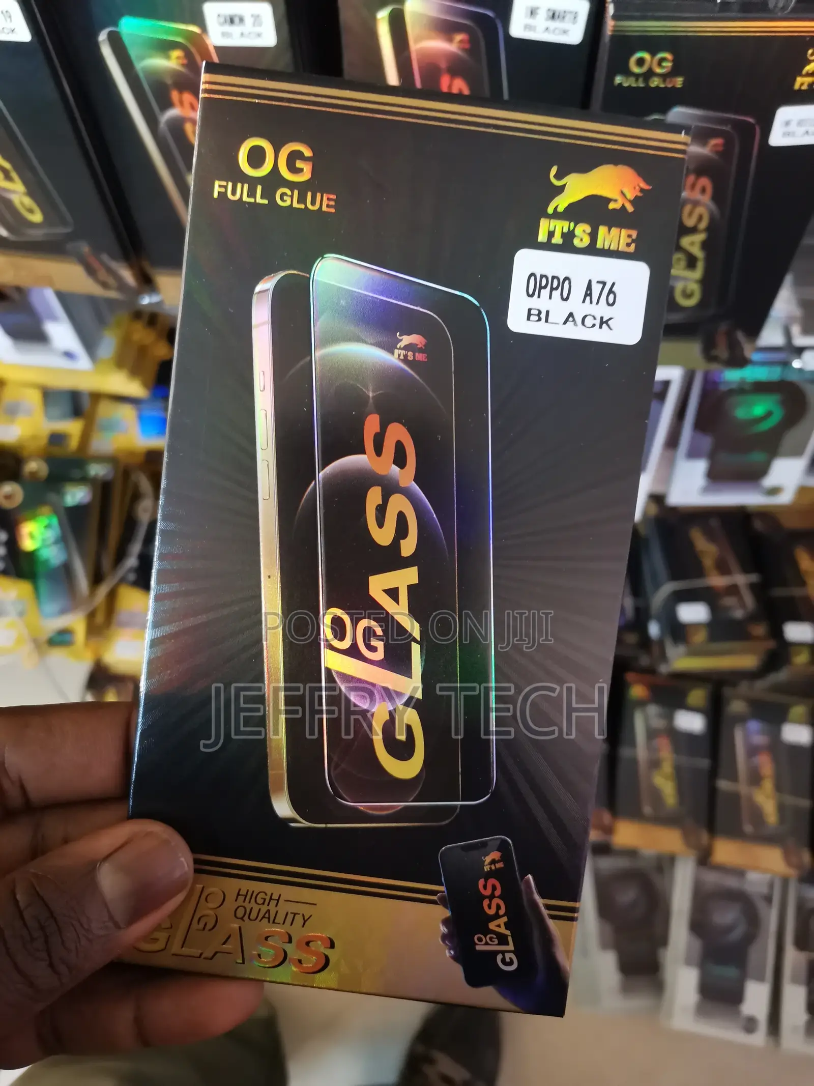 Bchklai Privacy Tempered Glass Screen Protector for Oppo A76