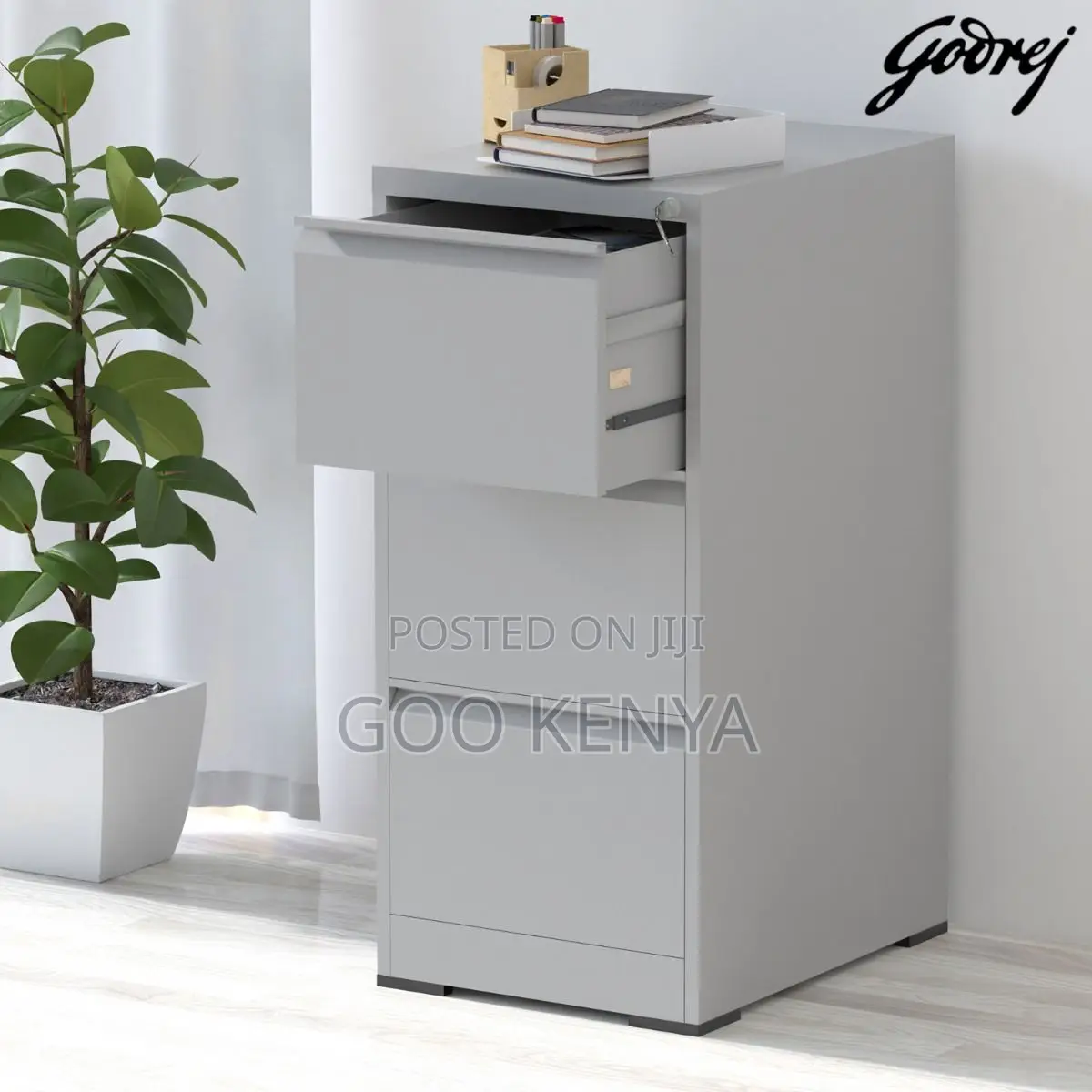 Office Cabinet; 3-Drawers Steel Office Cabinet