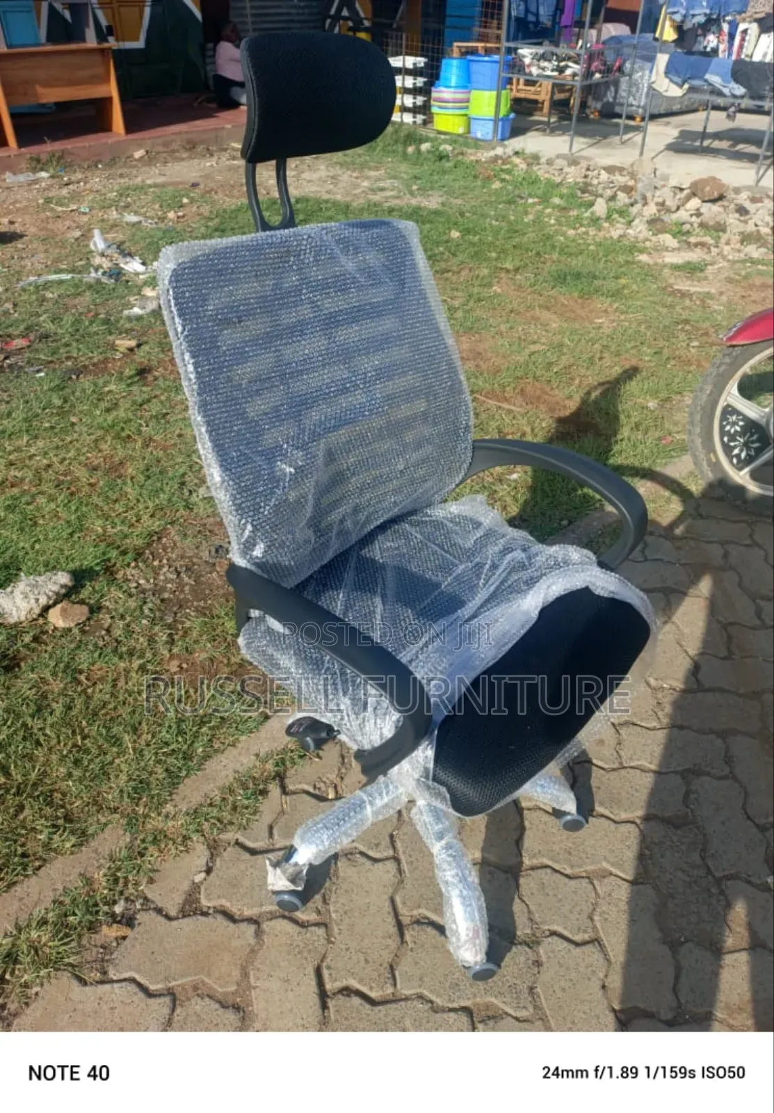 Secretarial Headrest Chair