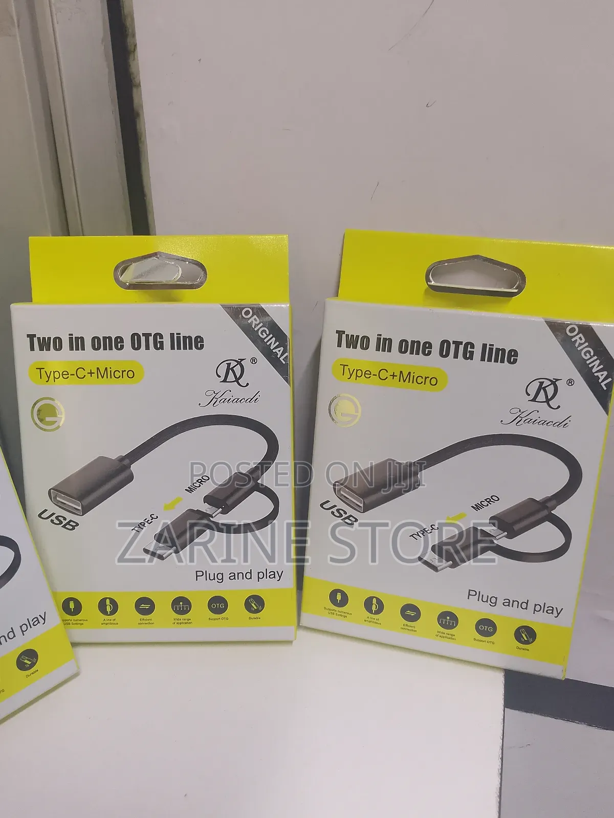 Two in 1 Otg Type C and Micro Plug and Play