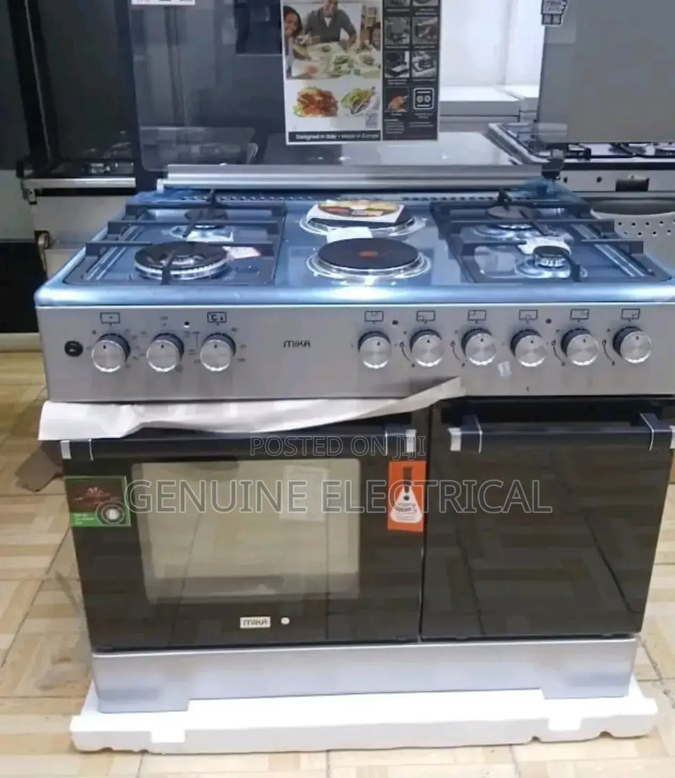 "60x90 Mika 4 Gas + 2 Electric: Superior Cooking Flexibi