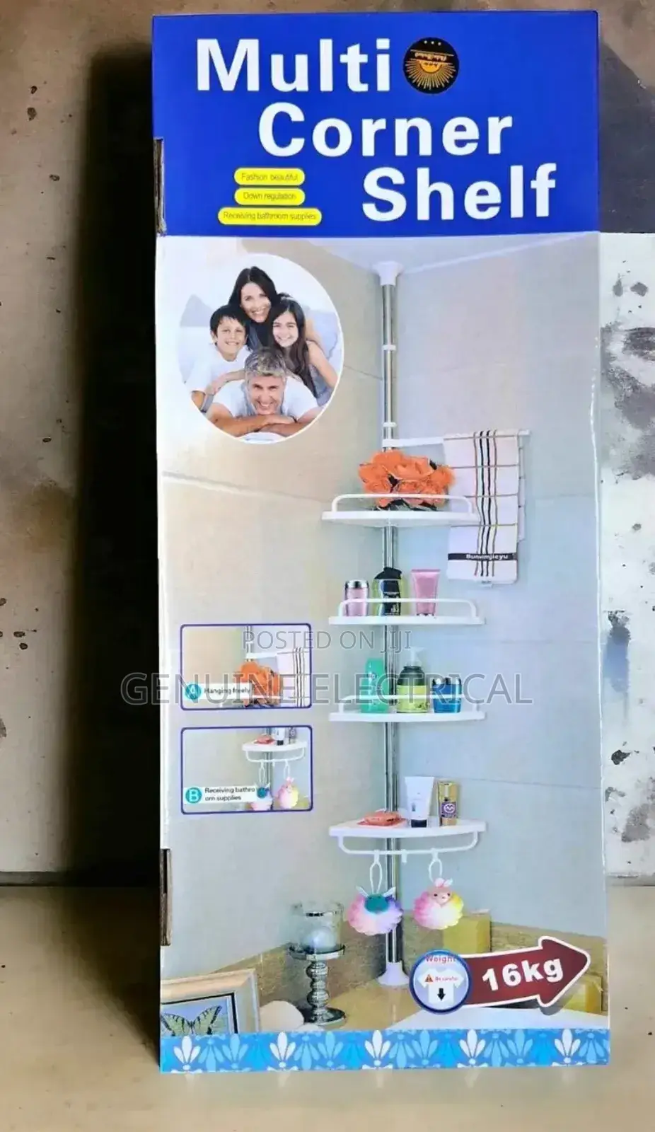 Adjustable Multi-Corner Shelf Organizer