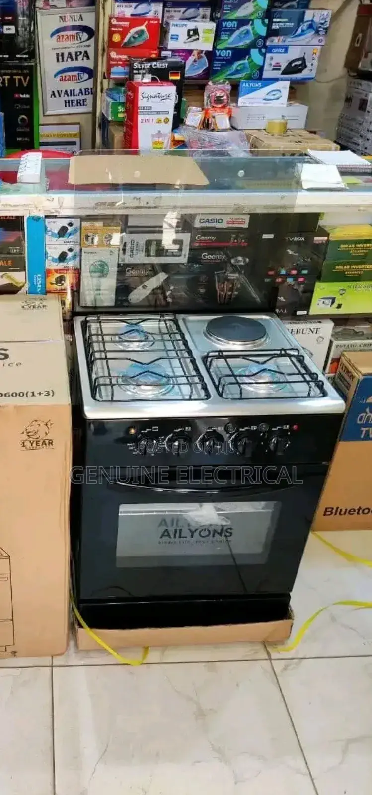 *Ailyons Standing Cooker 3g+1e 60cmx60cm