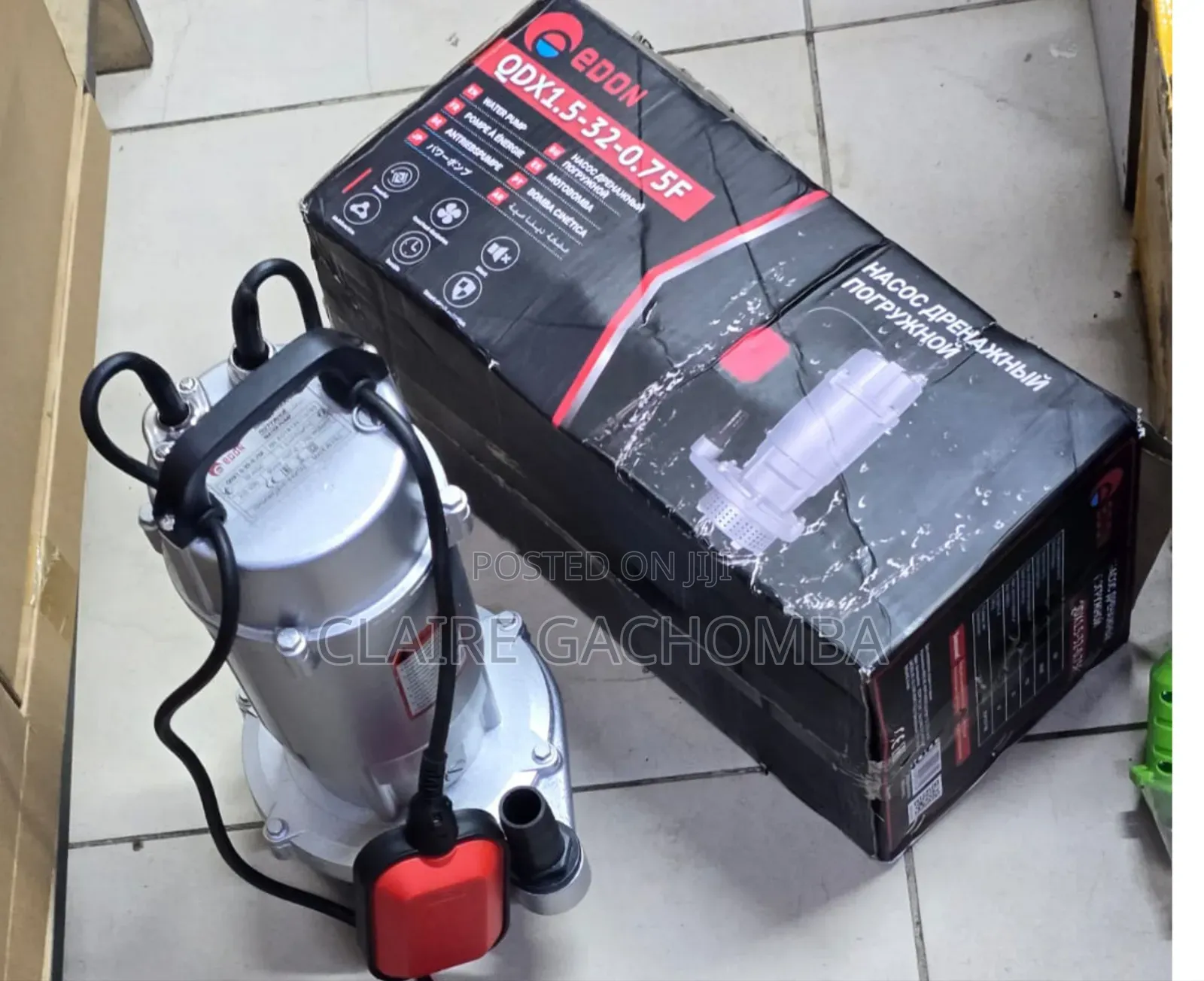 Edon 0.5hp Submersible Electric Water Pump