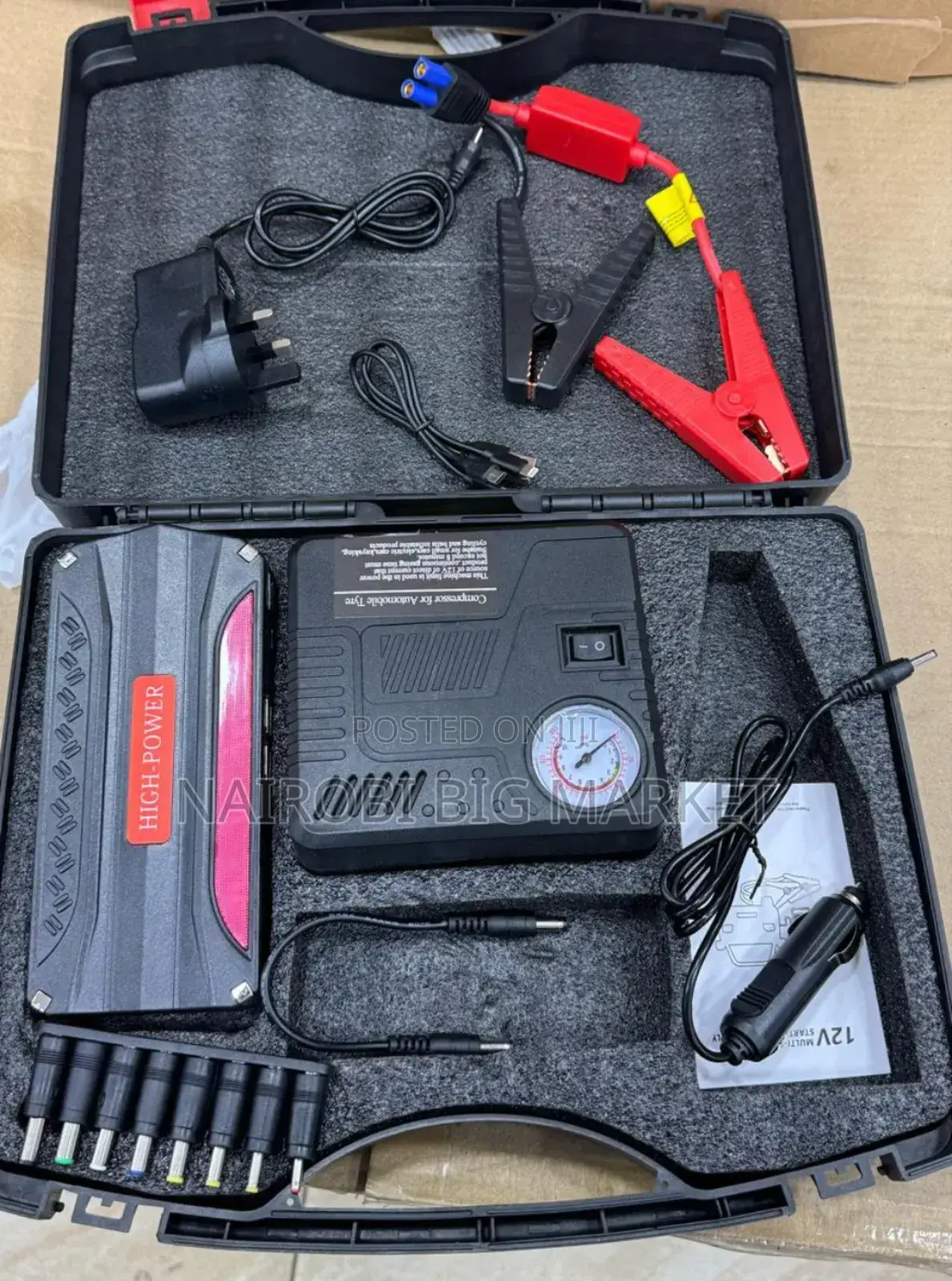 High Power / Car Jumper With Air Compressor